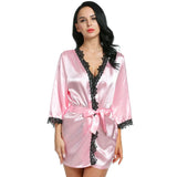 Sexy Luxury  Nightgown Kimono Bathrobe