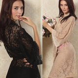 Women Sexy Lace Sleepwear Robes Lady See Through Babydoll Intimates - UltimateIntimate