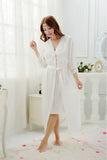 Sexy Lace Sleepwear FNightgown Twinset Robe - UltimateIntimate