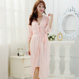 Sexy Lace Sleepwear FNightgown Twinset Robe