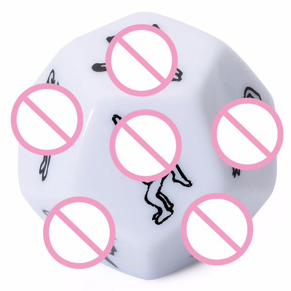 Funny Sex Dice 12 Side Erotic Craps for Bachelor Party Adult Couple Lovers Erotic Toys Adult Games